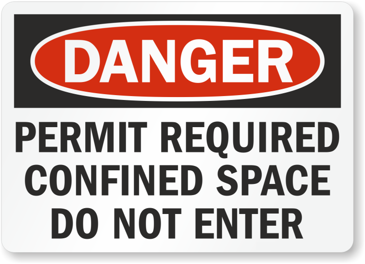confined space sign